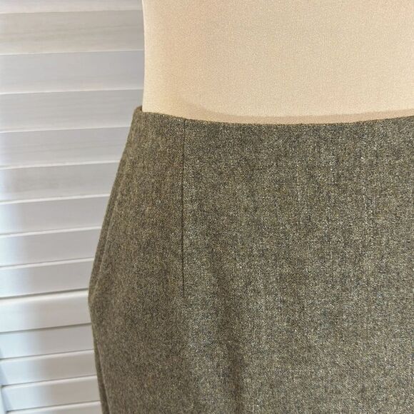 LOFT Pencil Skirt Size 4 Wool Blend Beige Tan NWOT - Picture 5 of 12